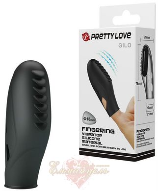 Vibration finger tip - Pretty Love Gilo Finger Vibrator Black