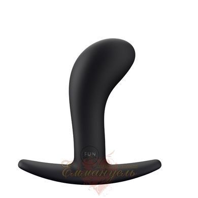 Анальная пробка &ndash; Fun Factory BOOTIE S, черная, диаметр 2,8 см, тонкий ограничитель SX1003 фото