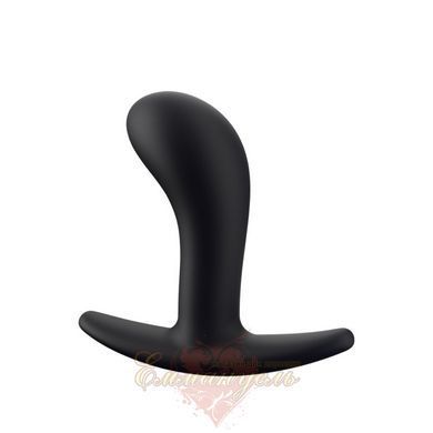 Анальная пробка &ndash; Fun Factory BOOTIE S, черная, диаметр 2,8 см, тонкий ограничитель SX1003 фото