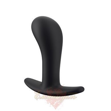 Анальная пробка &ndash; Fun Factory BOOTIE S, черная, диаметр 2,8 см, тонкий ограничитель SX1003 фото