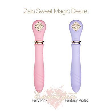 Пульсатор с подогревом Zalo Sweet Magic Desire Fairy Pink, турбо режим SO6678 фото