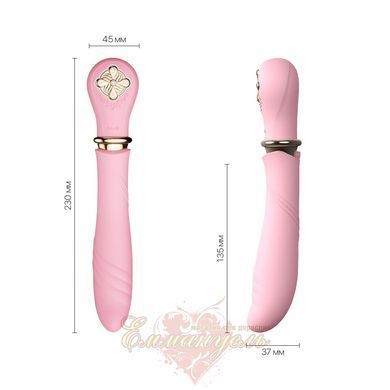 Пульсатор с подогревом Zalo Sweet Magic Desire Fairy Pink, турбо режим SO6678 фото