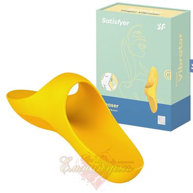 Вибратор на палец - Satisfyer Teaser Dark Yellow