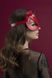 Cat mask Feral Feelings - Catwoman Mask, genuine leather, red