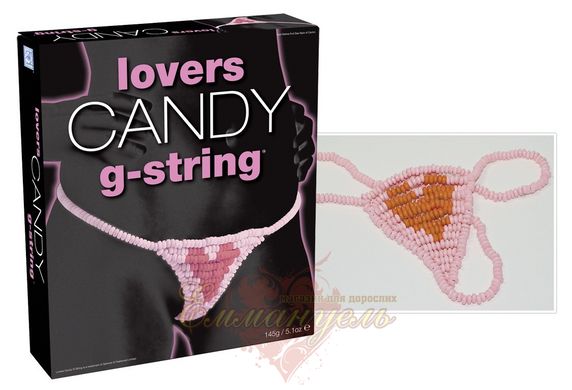 Edible Thongs - Candy g-string heart