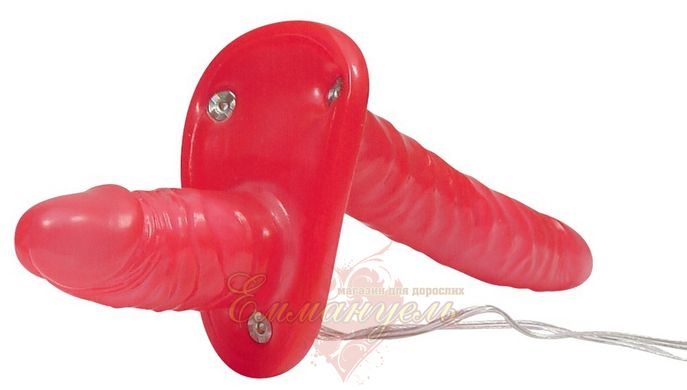 Strap - Bad Kitty Vibr. Strap-On Duo