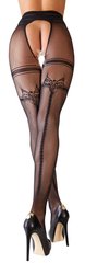 Tights - 2510251 Crotchless Tights - black, S/M