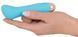Мини-вибратор Cuties Blue &ndash; 7 режимов вибрации, силиконовый, USB зарядка 42-05953220000 фото 2