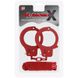 Набір БДСМ - BONDX Metal Cuffs&Love Rope Set-Red, наручники, мотузка