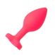 Butt Plug - Pink Silicone Heart Light Pink,M
