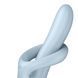 Кролик-вибратор с подогревом и ротацией Satisfyer Heat Flex 4 Light blue, силиконовый 663004068220 фото 2