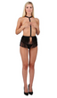 Set of linen - INDRA SET OpenBra black L/XL - Passion Exclusive PS26201 - photos (5