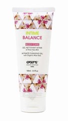 Intimate hygiene gel - EXSENS Intime Balance, 100 ml, with organic aloe leaf extract