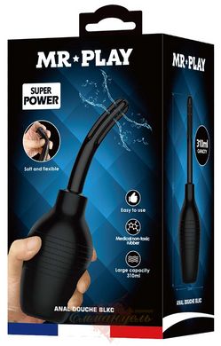 Anal douche - Mr.Play Anal Douche Blkc Black, 310 ml