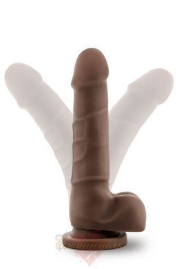 Фаллоимитатор - Dr. Skin Realistic Cock Basic 7 - Chocolate TS250909 фото