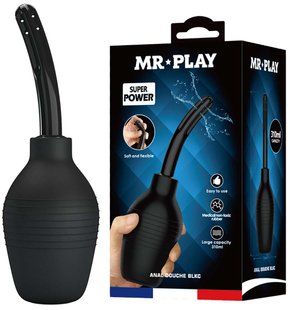 Анальный душ - Mr.Play Anal Douche Blkc Black, 310 мл