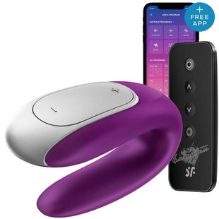 Смарт-вибратор для пар - Satisfyer Double Fun (Violet) с пультом д/у