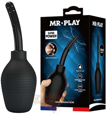 Анальний душ - Mr.Play Anal Douche Blkc Black, 310 мл