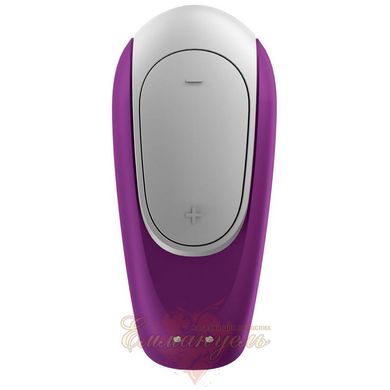 Smart vibrator for couples - Satisfyer Double Fun (Violet) with remote control