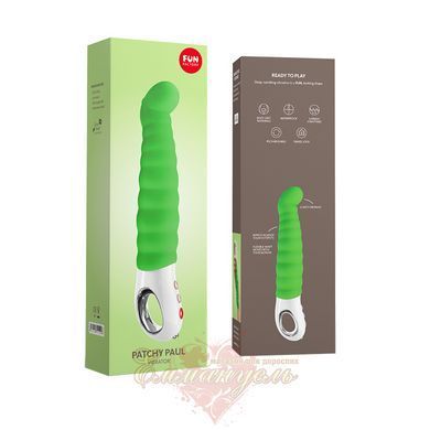 Point vibrator - G Fun Factory PATCHY PAUL fresh green, flexible, 12 modes SX0935 &mdash; photos