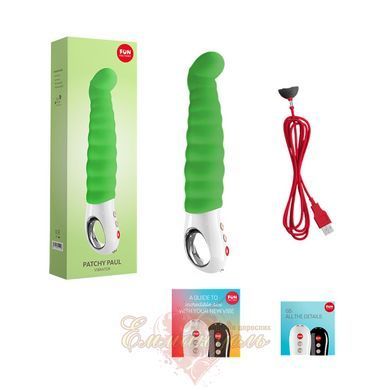 Point vibrator - G Fun Factory PATCHY PAUL fresh green, flexible, 12 modes SX0935 &mdash; photos