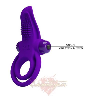 Pretty Love Vibro Penis Ring Purple