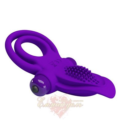 Эрекционное кольцо - Pretty Love Vibro Penis Ring Purple