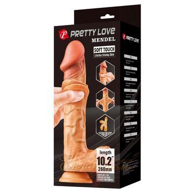 Phallus Imitator - Pretty Love Sliding Skin Mendel 10.2" Flesh 6603BW0808 &mdash; photos