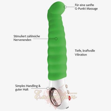 Point vibrator - G Fun Factory PATCHY PAUL fresh green, flexible, 12 modes SX0935 &mdash; photos