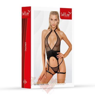 Комплект белья топ и стринги 11025 черный s 55911102511 фото