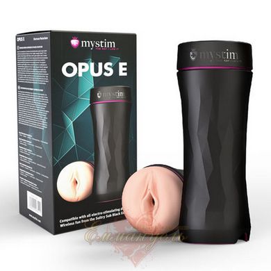 Мастурбатор вагіна - Mystim Opus E Vagina для електростимулятора