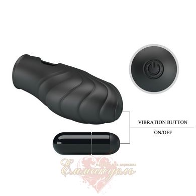 Насадка на палец с вибрацией - Pretty Love Lich Finger Vibrator Black