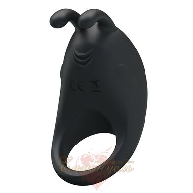 Pretty Love Rabbit Penis Ring Black