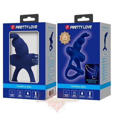 Виброкольцо Pretty Love Powerful Ring с 10 режимами вибрации 6603BI-210321 фото