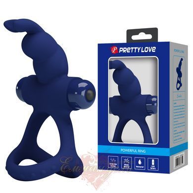 Виброкольцо Pretty Love Powerful Ring с 10 режимами вибрации 6603BI-210321 фото