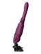 Compact smart sex machine Zalo – Sesh Velvet Purple, 2 attachments, remote control, Swarovski crystal