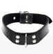Collar with lock - Taboom Elegant D-Ring Collar - Black