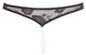 Women's Thong - 2320967 Lace String Pearls black, S