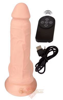 Vibrator Nature Skin Bendable RC with Balls 61325536700000 &mdash; photos