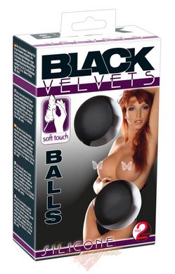 Vaginal beads - Black Velvets Balls Silicone