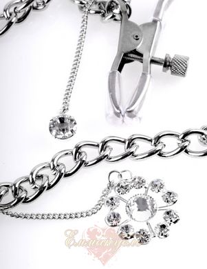Nipple clamps - Pipedream Crystal Nipple Clamps