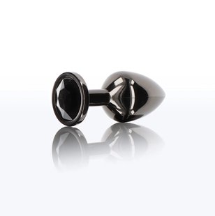 Анальная пробка - Taboom Butt Plug With Diamond Jewel Black, S