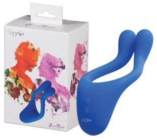 Hi-tech вібратор - BeauMents Doppio Blue Paarvibrator 61325903800000 фото
