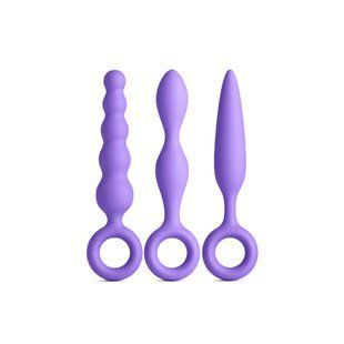 NS Novelties INYA Trio Kit Purple 3-Piece Anal Butt Plug Set SX4351 &mdash; photos