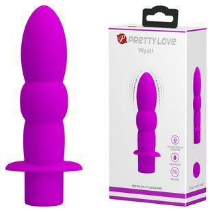Вибратор - Pretty Love Wyatt Anal Vibro Plug Purple 6603BI0833 фото
