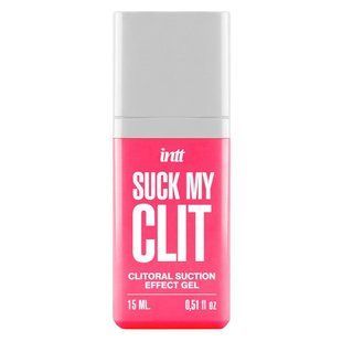 Смоктайзер для клітора Intt Suck My Clit Wild Strawberry (15 мл) &mdash; гель з ефектом посмоктування  SX4002 фото