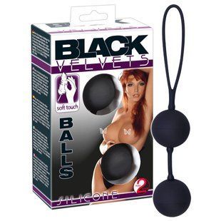 Вагінальні кульки - Black Velvets Balls Silicone 61325217520000 фото