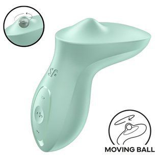 Satisfyer Exciterrr Mint Clitoral Vibrator with Pearl Stimulation, 2 Independent Motors SX1217 &mdash; photos