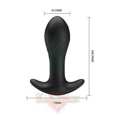 Анальна пробка pretty love anal plug massager  6603BI-040067 фото