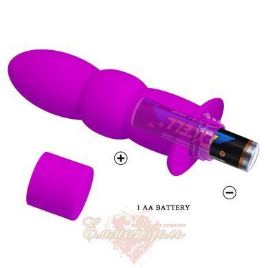 Вібратор - Pretty Love Wyatt Anal Vibro Plug Purple 6603BI0833 фото